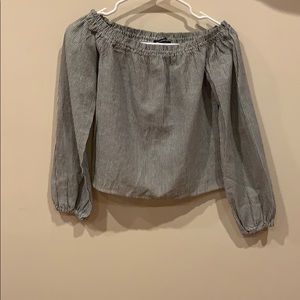 Brandy Melville Off the Shoulder Long Sleeve